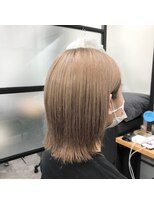 ナンバー アリア 三軒茶屋(N° aria)&nbsp;《三軒茶屋Aria》柔らかい印象◎外ハネボブ×ミルクティベージュ