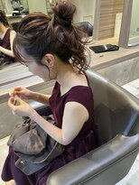 ヘアースタジオ エフ(Hair studio f) ルーズお団子