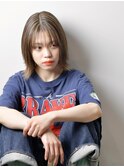 地毛ハイライト 切りっぱなしボブ【FIRST】吉田京介