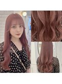 透明感ペールピンク×小顔カット＊rina＊