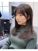 韓国レイヤー/韓国風/ボブ/髪質改善/黒髪/ブリーチなし〔池袋〕