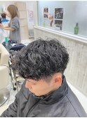 ツイストスパイラルパーマ/メンズカット/メンズパーマ/船橋/千葉