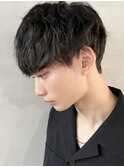 【PARK】メンズミディアムマッシュ×くせ毛風パーマ