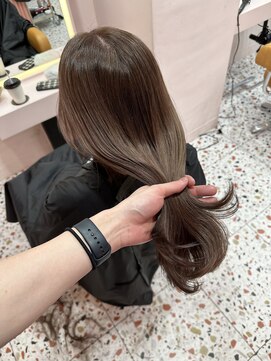 ボタン シブヤ(VOTAN SHIBUYA) 韓国ヘア/艶感カラー/くびれヘア/ブラウンベージュ