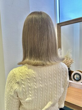 ロンドアベニール 北千住(Lond avenir) ホワイトベージュ☆ケアブリーチ/ダブルカラー[北千住]