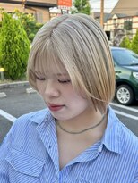 ヘアーアンドエステ ハラダ 滝ノ水店(Hair&Esthe Harada)&nbsp;ハイトーンベージュ