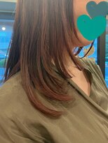 アリーマーケットリル(ALLEY MARKET lil)&nbsp;大人かわいい顔まわりレイヤー/透明感/艶カラー