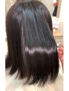 トーチ ヘアーアンドヘッドスパ 銀座通り本店(TORCH hair & head spa)の写真/触りたくなる…自然な柔らかい質感が出る髪質改善★忙しい朝のスタイリング時間を短縮させます♪