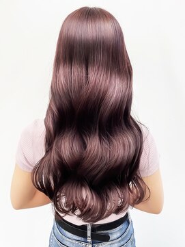 アース 湘南台店(HAIR&MAKE EARTH) 20代30代40代ピンクアッシュ髪質改善カラー艶感ストレート