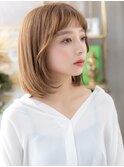 ハイトーンカラー外国人風ツヤ髪前下がりボブc5浦和20代30代40代