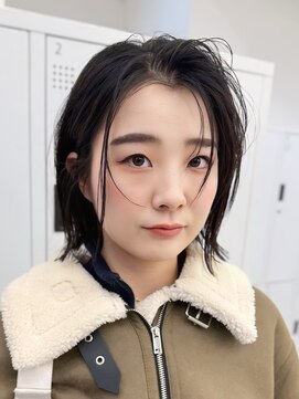 サンド 大阪梅田(sand) レイヤーカット/ウェットヘア/縮毛矯正/ニュアンスパーマ