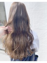 アヴァンス 難波店(AVANCE.)&nbsp;【高尾担当】　ブリーチなしダブルカラー×くすみベージュ