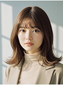 イメチェン/美髪/外ハネボブ/ワイドバング/髪質改善/縮毛矯正