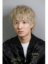 カッパーマン(KAPPER MEN)&nbsp;#メンズカット#ダブルカラー#ハイトーン#ホワイトベージュ