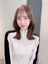 ヘア ルミナス バイ フォルテ(HAIR LUMINAS by FORTE)&nbsp;ピンクラベンダー/ピンクアッシュ/ラベンダー/セミロング/藤枝