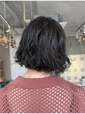 毎日ラクにキマる緩めパーマボブ【高田】