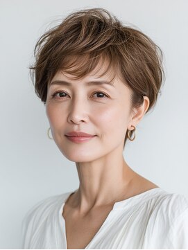 ビフィーノ リルネ(Bifino Rilune) 大人ガーリー/ダークアッシュ/似合わせカット/川西池田