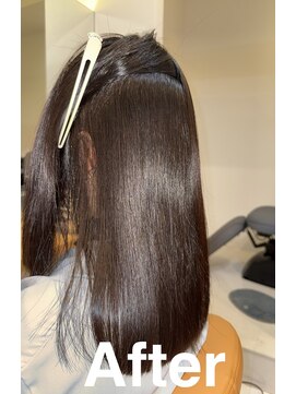 スリーク(SLEEK) SLEEK式髪質改善【縮毛矯正】アフター内側