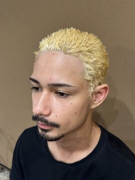 ジェットブラックキューサンロク(JET BLACK 936) 超短髪パーマ/イージパーマ・ドリルパーマ