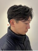 毛流れパーマ
