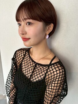 サンドパールス 仙台店(sand PALCE) 髪質改善/大人ガーリー/似合わせカット/ショートボブ前髪/仙台