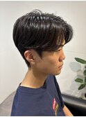 30代40代メンズセンターパート/ビジネスヘア/大人男子