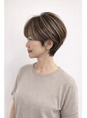 ハイライト 名東区 ショート レイヤー ロング 白髪ぼかし