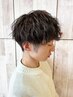 【Men'sメニュー★】メンズカット×ツイストスパイラルパーマ×2stepTR￥14000
