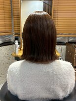 ヘアリゾート粋 トゥジュ 池袋東口店(tujuh)&nbsp;透明感ブラウンアッシュ/ミディアム/外ハネボブ