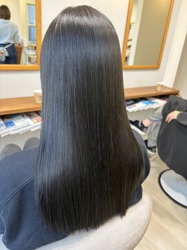 スカイ(Sky) オリーブカラー×髪質改善トリートメント