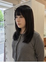 ハク メゾン(HaKU maison)&nbsp;地毛風/ミディアムレイヤー/レイヤースタイル/透明感カラー