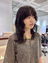 ベンジー 学芸大学店(benji)&nbsp;ミディアムレイヤーホットパーマ
