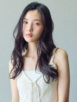 アース 上大岡店(HAIR&MAKE EARTH)&nbsp;抜け感のあるセンターパートのスタイル【上大岡】