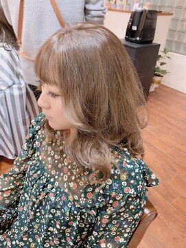 ムーヘアー(Muu hair) ミルクティーベージュ