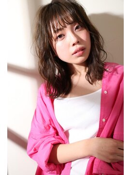 リスタバイネオリーブ 浅草(Re:sta by neolive) ミディアムレイヤースタイル　Re:sta by neolive