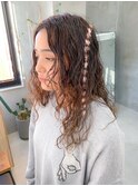 ロング、パーマ、スパイラルパーマ、くるくるパーマ
