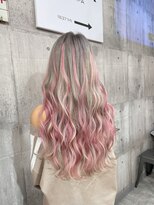 ミラク 町田(MIRAC)&nbsp;【MIRAC町田店河原崎】ホワイトグレージュ×ピンクハイライト