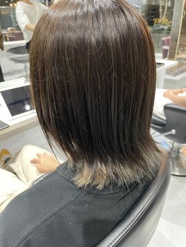 ジンジャー(GINGER) インナーカラー×グレー×シルバー