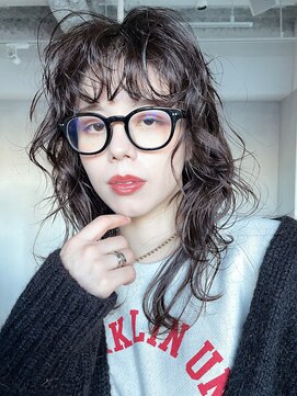 アイティーバイアルバム 八王子店(IT by ALBUM) レイヤーパーマスタイル_ビタミンカラーメルティカラー_28876