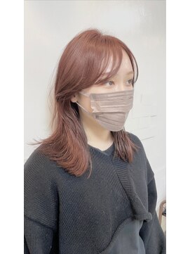 クート(ku-to+) 『南浦和』韓国風くびれミディアム ベージュピンク