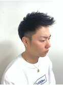 春のツーブロックショート