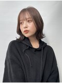 インナーカラー/イヤリングカラー/韓国ヘア/ワンホン/ヨシンモリ