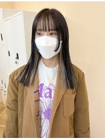 チーカ(chica)&nbsp;ブルーブラック×ホワイトベージュ