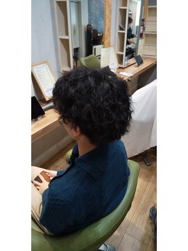 ブロッサム 東中野店 30代40代メンズセンターパート清潔感ビジネス好感度モテ髪