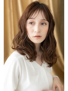 カバーヘア ブリス 北浦和(COVER HAIR bliss) □シースルーバング大人巻きエアリーロング403北浦和30代40代