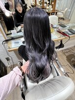 ネオリーブ チロル 横浜西口店(Neolive CiroL.)&nbsp;ハイトーン　ラベンダーグレージュ　透明感カラー　ケアブリーチ