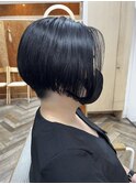 前髪なし刈り上げハンサムショート