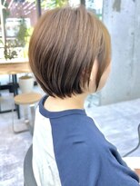 ビューブルー 亀戸錦糸町(VIEW BLUE)&nbsp;大人ショートボブ丸みショートカットマッシュショート前髪あり