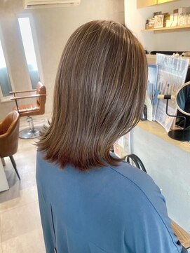 クロレ(CLORE) 透明感☆【レイヤーカット】ハイライトカラー 30代.40代