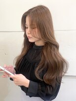 キャンバス バイ ネオリーブ 横浜西口(Canvas by neo.)&nbsp;色気レイヤーカット韓国ヘアまろやかブラウン［横浜】